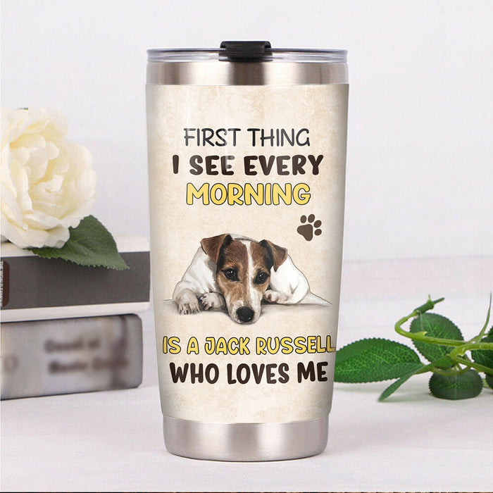 Jack Russell Terrier Dog Steel Tumbler FB0705 69O52 1