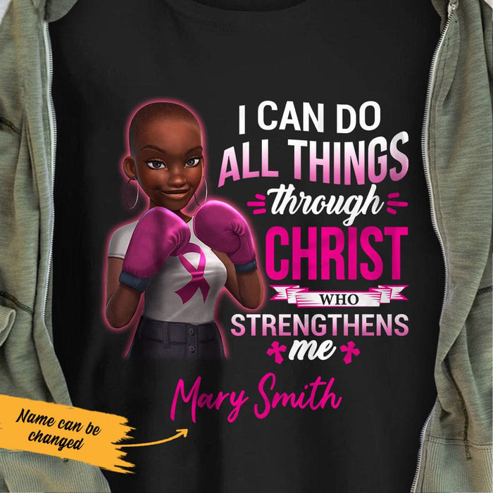 Personalized Breast Cancer Melanin BWA T Shirt JN212 65O53 1