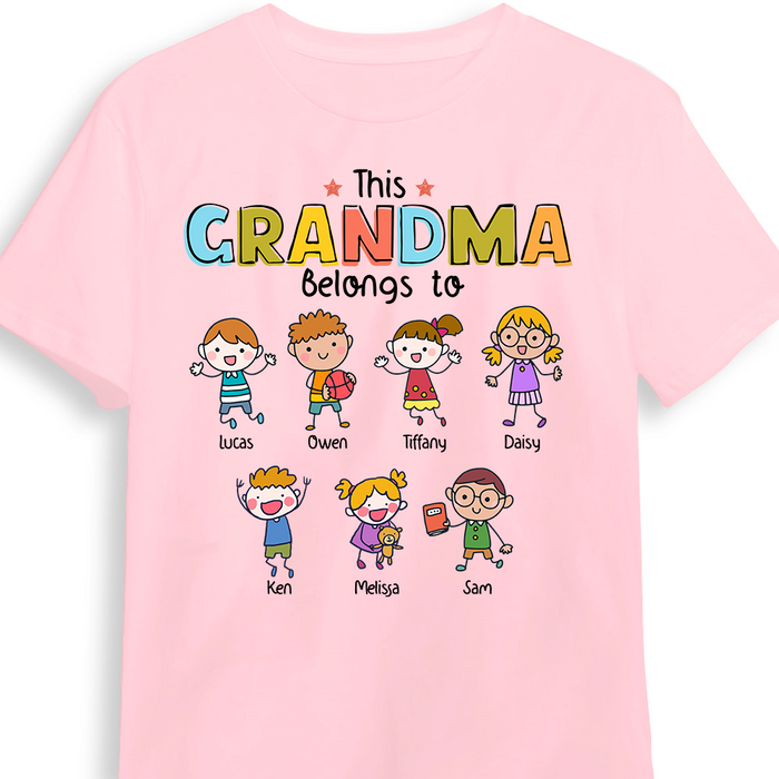 Personalized Grandma Drawing Shirt - Hoodie - Sweatshirt 31853 1