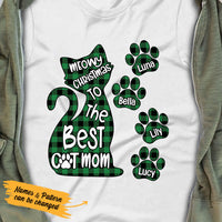 Personalized Best Cat Mom Christmas T Shirt OB193 85O53 thumb 1