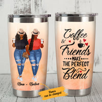 Personalized BWA Friends Coffee Perfect Blend Steel Tumbler AG42 26O58 thumb 1
