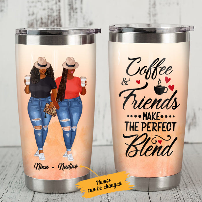 Personalized BWA Friends Coffee Perfect Blend Steel Tumbler AG42 26O58 1