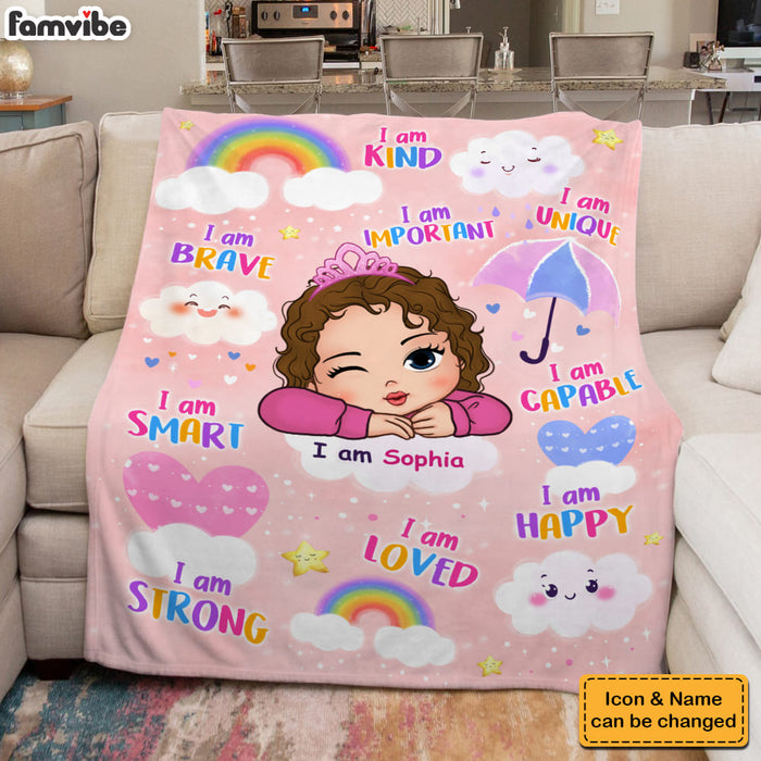 Personalized Gift For Granddaughter Affirmation Blanket 31342 1