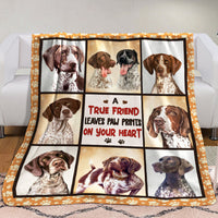 German Shorthaired Pointer Dog Fleece Blanket MR0602 71O52 thumb 1