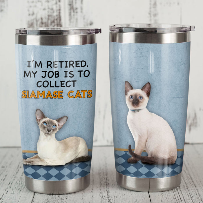Siamese Cat Steel Tumbler MR1707 71O49 1
