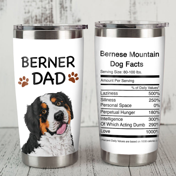 Bernese Mountain Dog Steel Tumbler MR1106 81O49 1