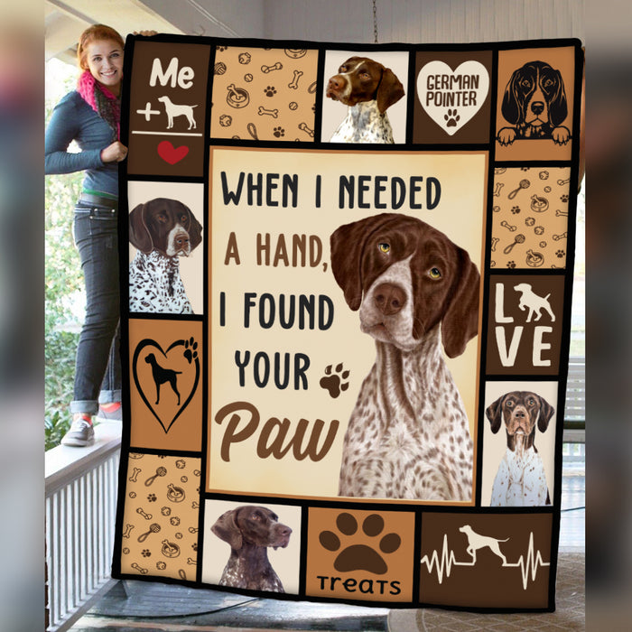 German Shorthaired Pointer Dog Fleece Blanket MR0402 81O56 1