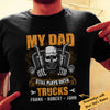 Personalized Dad Trucker  T Shirt MY147 95O34 1