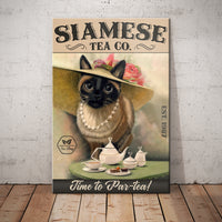 Siamese Cat Tea Company Canvas MR0603 73O59 thumb 1