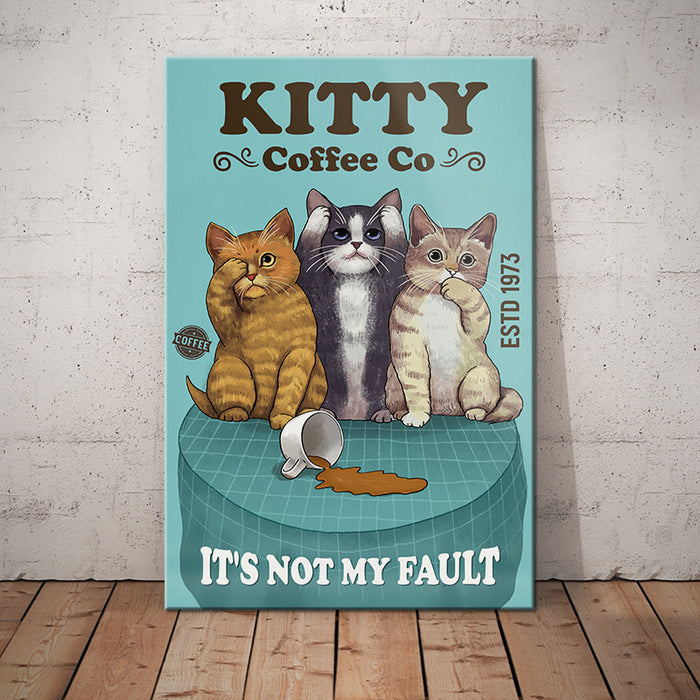 Cat Coffee Company Canvas AP2301 81O61 1