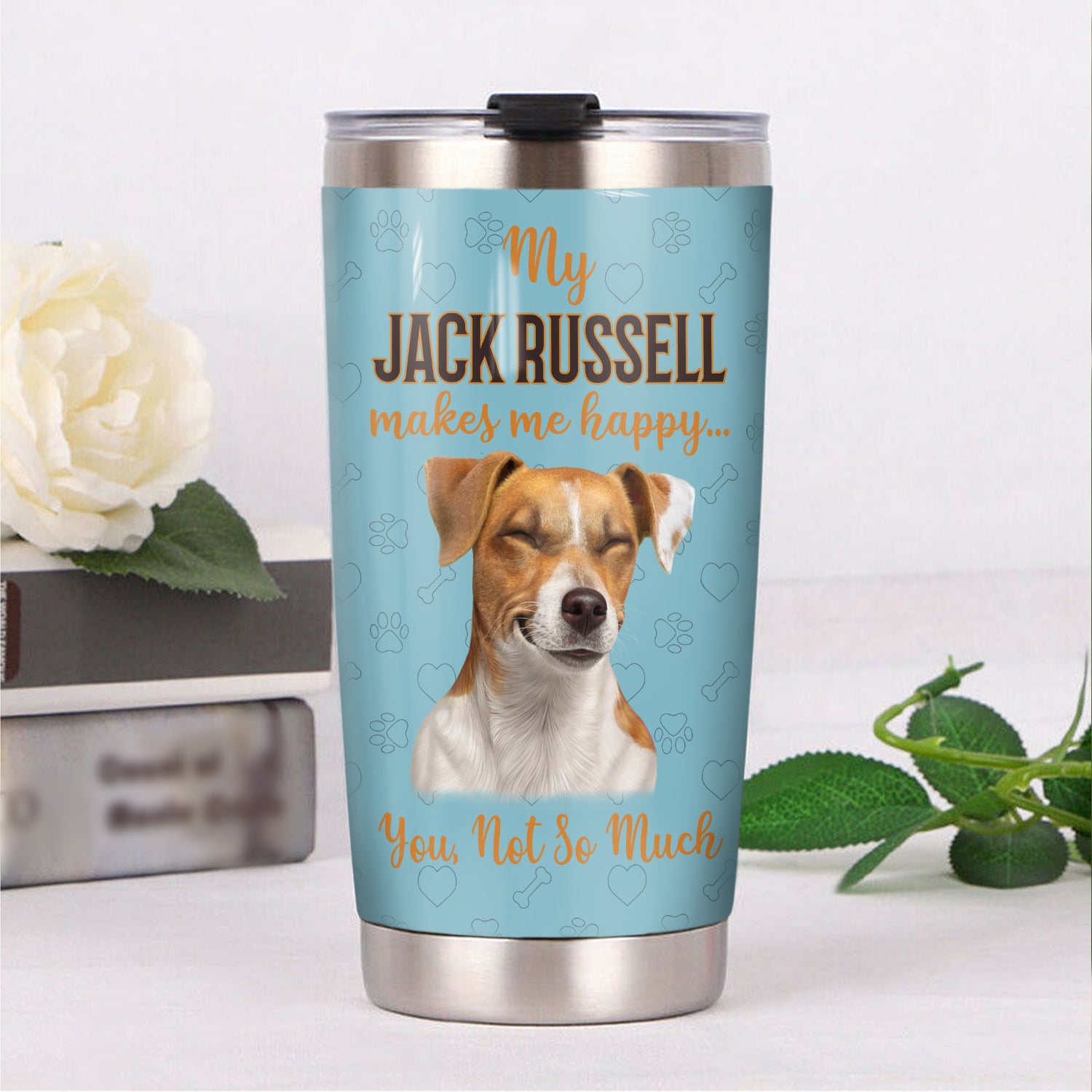 Jack Russell Terrier Dog Steel Tumbler MR0904 70O42