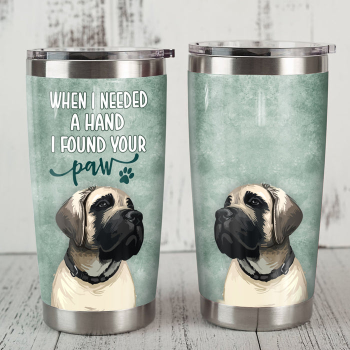English Mastiff Dog Steel Tumbler MR0906 71O49 1