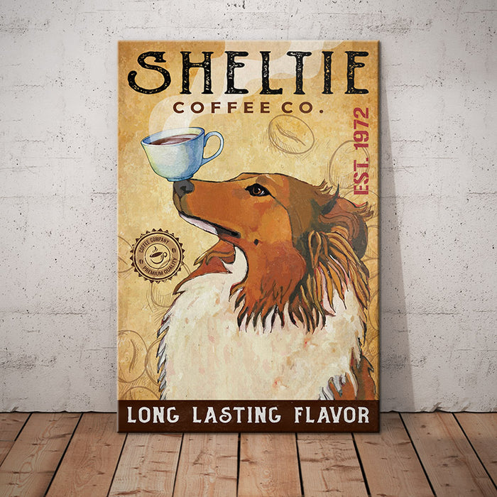 Shetland Sheepdog Coffee Company Canvas SAP0701 95O53 1