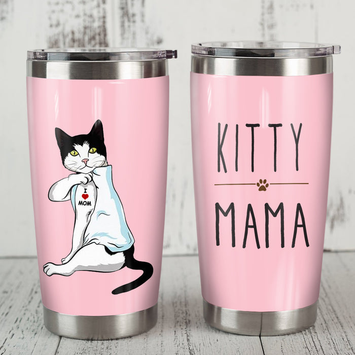 Tuxedo Cat Steel Tumbler SAP2407 81O36 1
