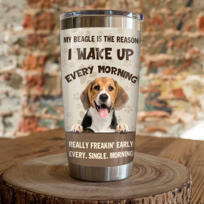 Beagle Dog Steel Tumbler FB0802 70O51 1