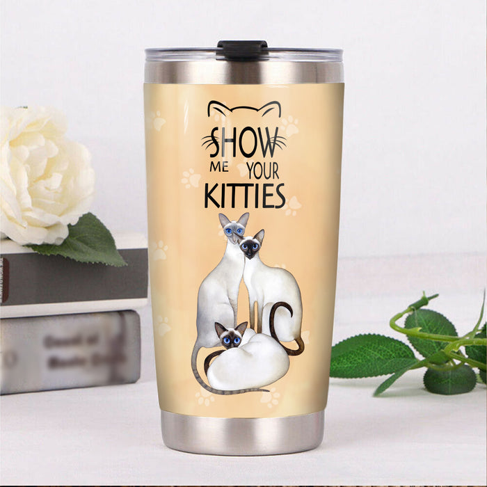 Siamese Cat Steel Tumbler MR1707 71O59 1