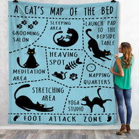 Black Cat Fleece Blanket AP1603 85O53 thumb 1