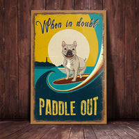 French Bulldog Surfing Canvas MY201 90O61 thumb 1