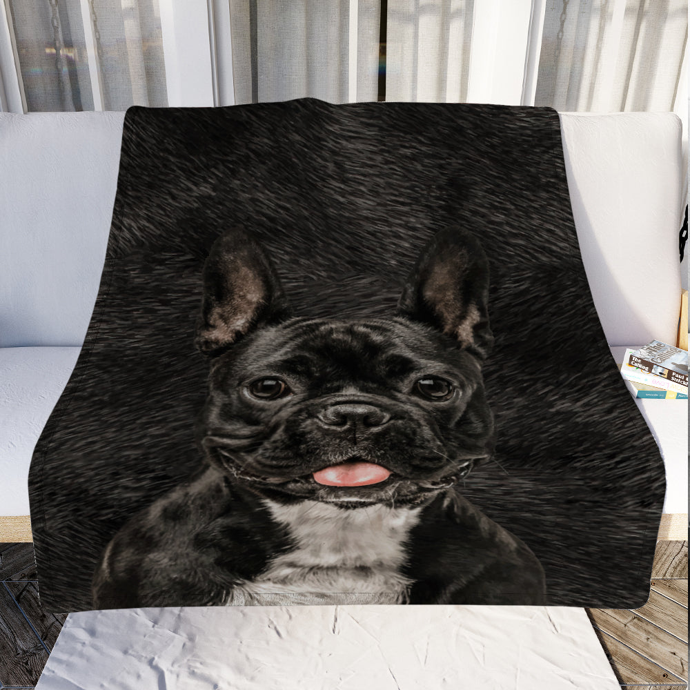 French Bulldog Fleece Blanket JR1501 73O50