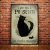 Black Cat Funny Present Canvas MY83 85O57 1