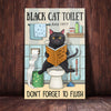 Black Cat Toilet Canvas AP0701 81O61 1