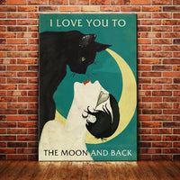 Black Cat Deco Canvas AP2301 74O58 thumb 1