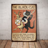Black Cat Funny Song Vintage Canvas MY133 85O34 1