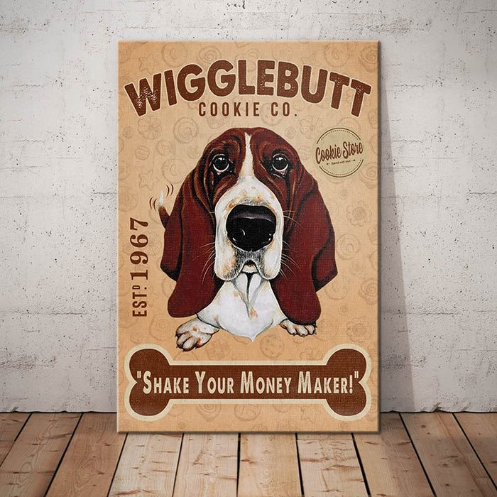 Basset Hound Cookie Company Canvas SAP1301 73O36 1