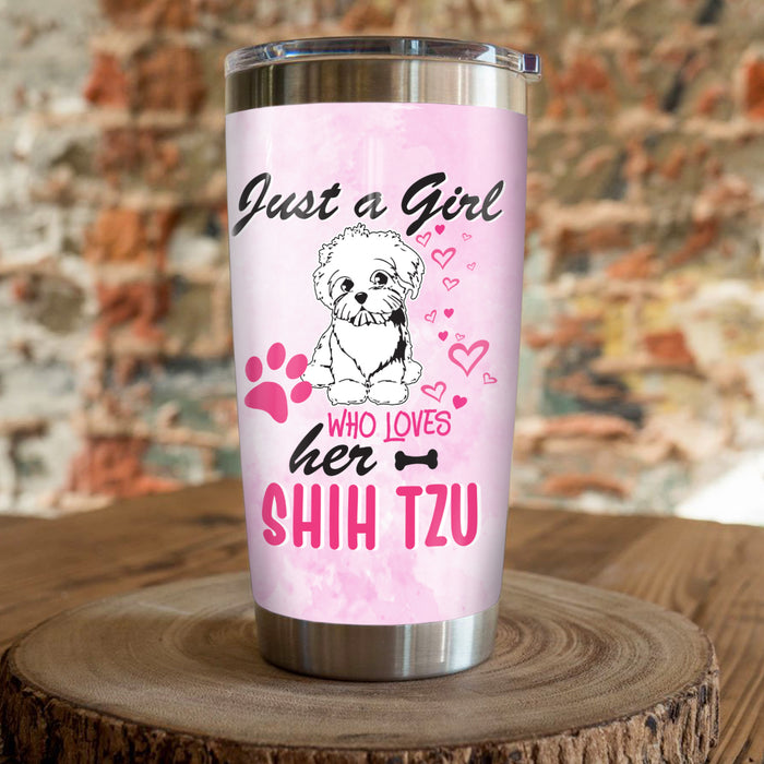 Shih Tzu Dog Steel Tumbler FB0101 87O53 1