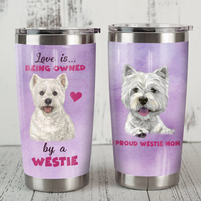 Westie Dog Steel Tumbler MR1106 71O31 1