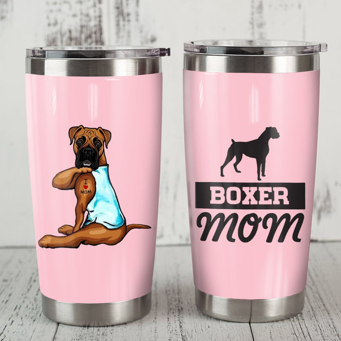 Boxer Dog Steel Tumbler SAP0403 81O36 1