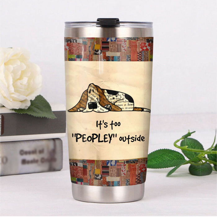 Basset Hound Steel Tumbler AP2803 90O58 1