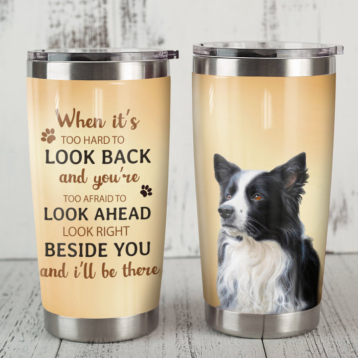 Border Collie Dog Steel Tumbler FB0504 67O52 1