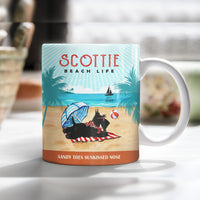 Scottish Terrier Dog Beach Life Mug AP2401 67O53 thumb 1