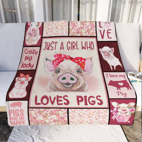 Cozy Pig Fleece Blanket: Snuggle Up with This Adorable Gift Famvibe