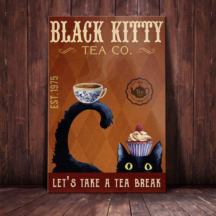 Black Cat Tea Company Canvas MR1902 67O57 1