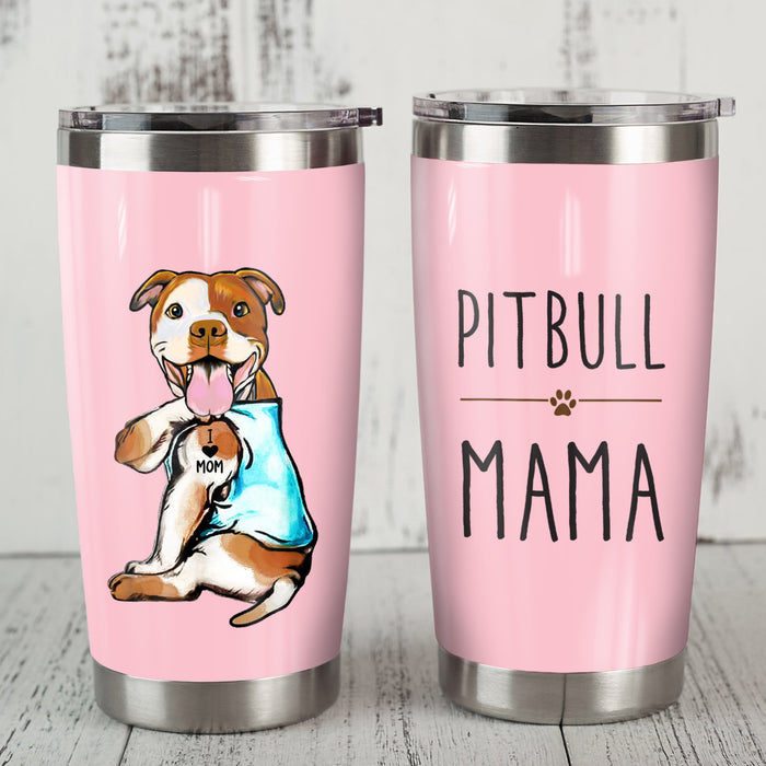 Pitbull Dog Steel Tumbler MR2702 81O36 1