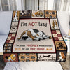 Basset Hound Dog Fleece Blanket NOV2004 90O47 1