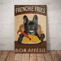 French Bulldog Fries Canvas MR1202 85O50 thumb 1
