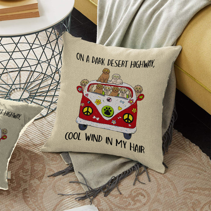 Goldendoodle Dog Pillow OCT3102 82O34 (Insert Included) 1