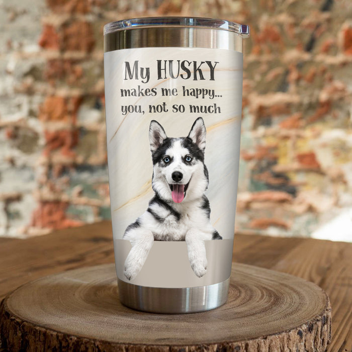 Siberian Husky Dog Steel Tumbler FB0401 70O35 1