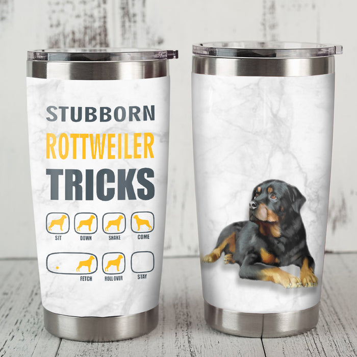 Rottweiler Dog Steel Tumbler MR1101 69O43 1