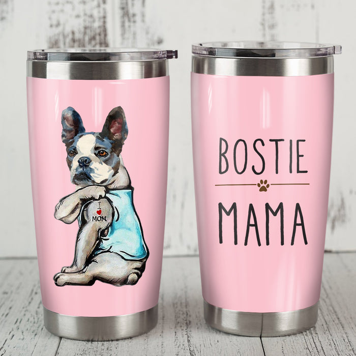 Boston Terrier Dog Steel Tumbler SAP2410 81O36 1