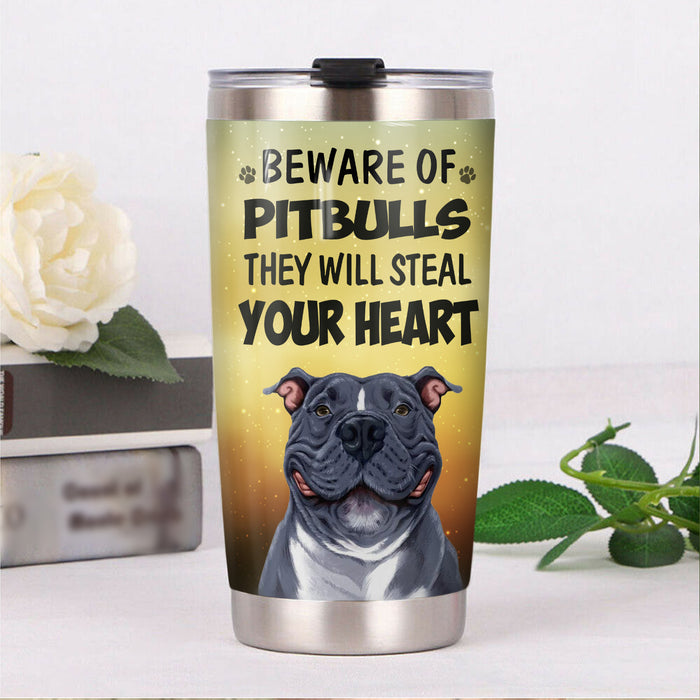 Pitbull Dog Steel Tumbler MR1003 68O56 1