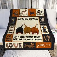 Dachshund Dog Fleece SEP1002 81O43 thumb 1