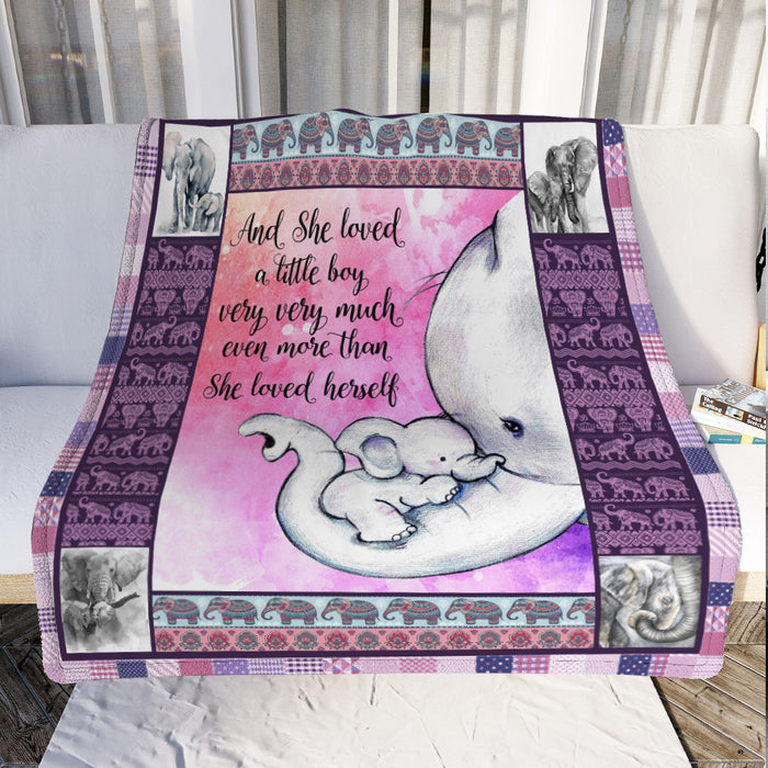 Elephant Fleece Blanket F1302 82O34 1