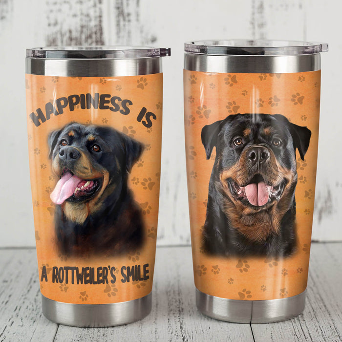 Rottweiler Dog Steel Tumbler MR1101 71O52 1