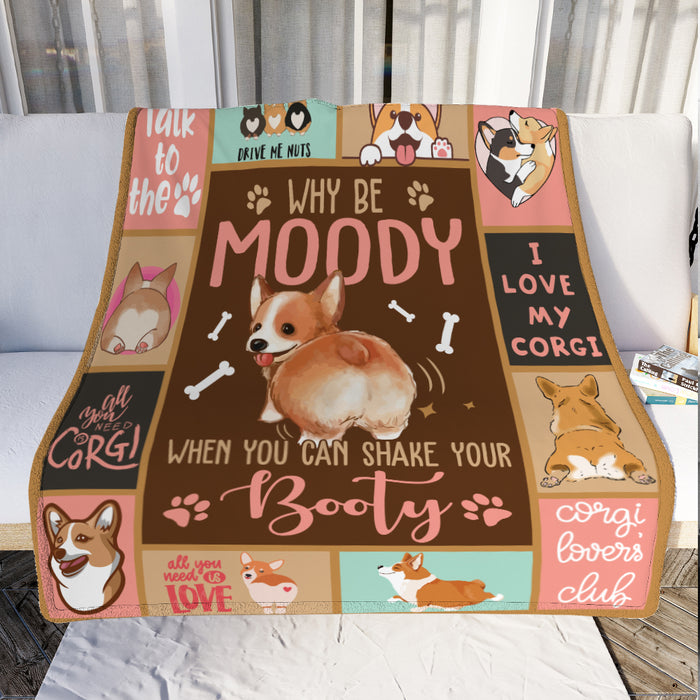 Corgi Fleece Blanket Dog AU0902 95O42 1