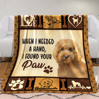 Goldendoodle Dog Fleece Blanket OCT2401 85O36 thumb 1