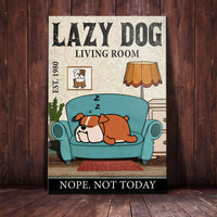 English Bulldog Living Room Canvas AP0101 85O34 thumb 1